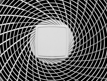Lines of air vent on building closeup