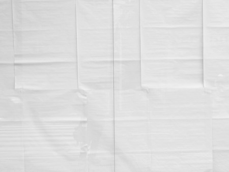 paper on glass building in construction siteの写真素材