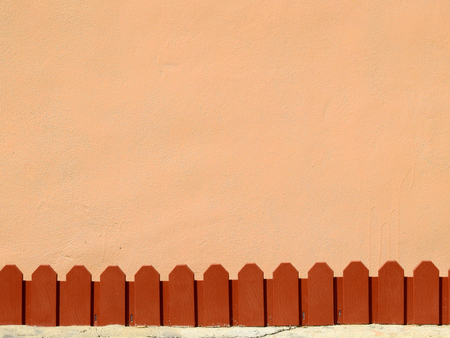 brown wall with wood fence backgroundの写真素材
