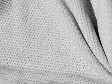 crumpled white fabric cloth textureの写真素材
