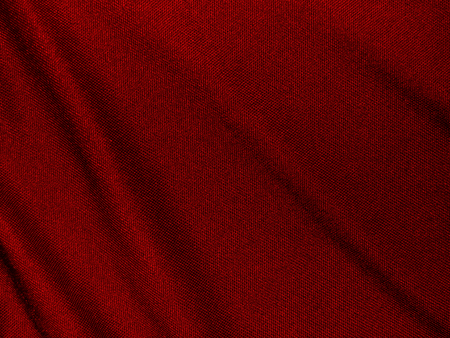 red fabric cloth texture or backgroundの写真素材