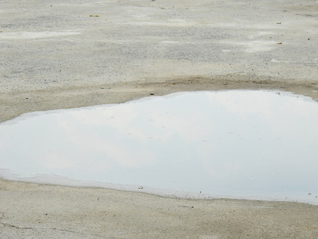 wet road textureの写真素材