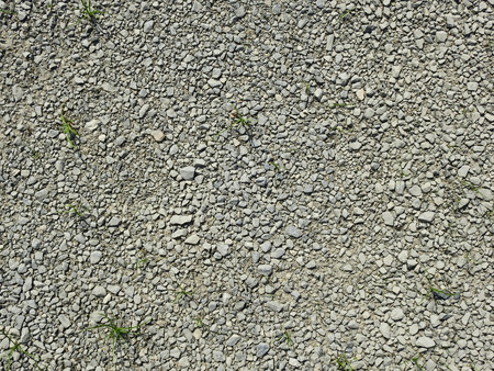 stone on the ground with grassの写真素材