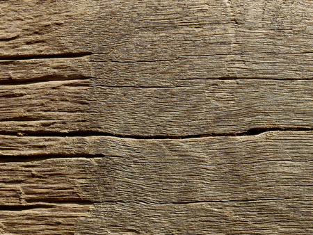 old wood plank with crack textureの写真素材