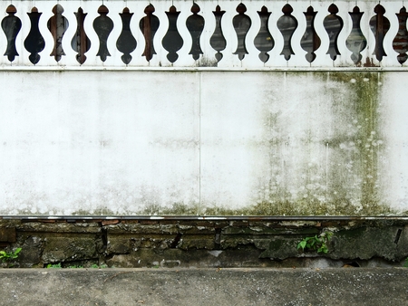 aged street wallの写真素材