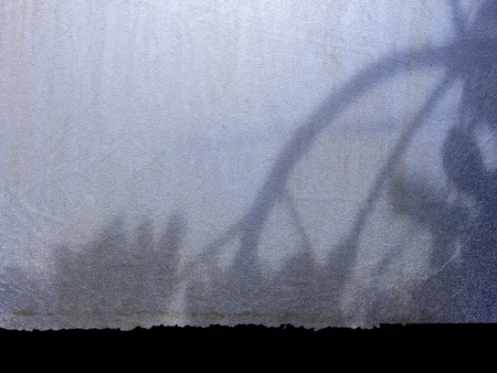crack glass texture with shadow tree backgroundの写真素材