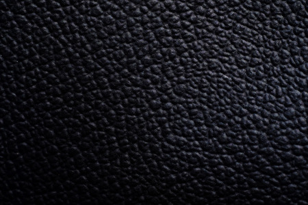 dark black leather textureの写真素材