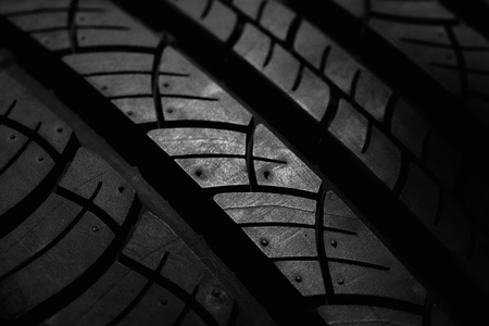 tire of car texture closeupの写真素材