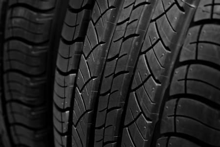 tire of car texture closeupの写真素材