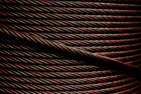 wire rope sling textureの写真素材