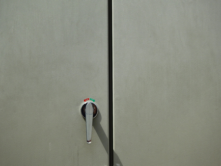 door of transformer cabinet texture