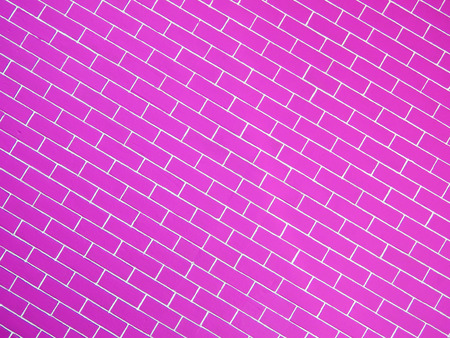 purple brick wall backgroundの写真素材
