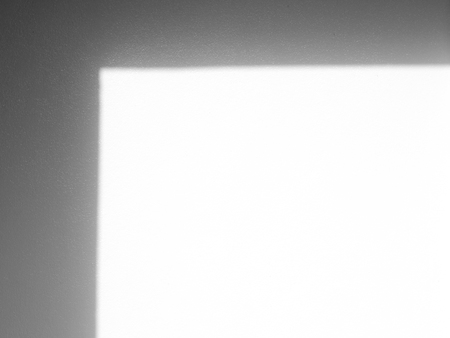 frame of shadow on white wall backgroundの写真素材