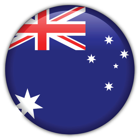 Australia flag iconのイラスト素材