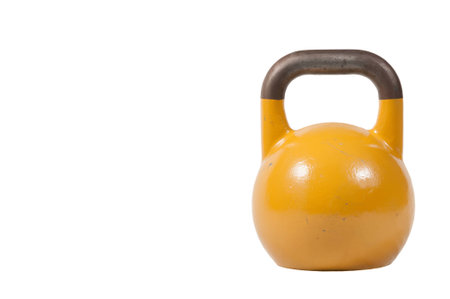 Kettle Bell isolated on a white backgroundの写真素材