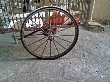 The spoke wheel stood timeの素材