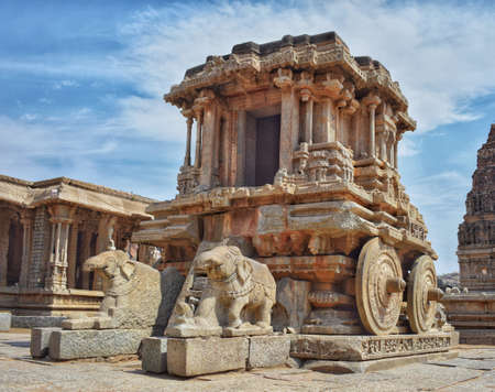 The vitthala temple, Hampiの写真素材