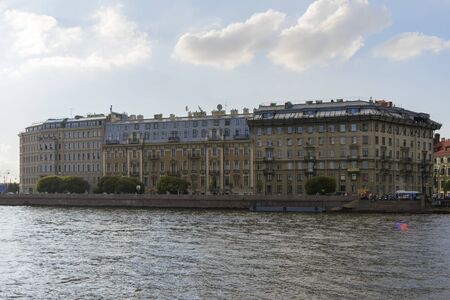 house on the Petrograd side in St. Petersburgのeditorial素材