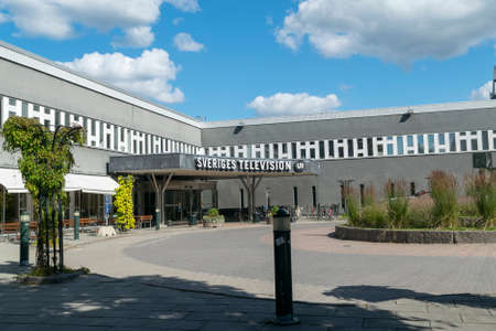 TV building in Stockholm, Swedenのeditorial素材