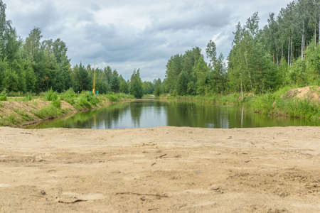 Forest riverの写真素材