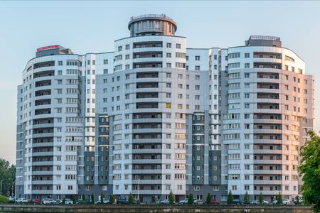 RUSSIA, KALININGRAD, - August, 2016: Kaliningrad. The architecture of the modern cityのeditorial素材