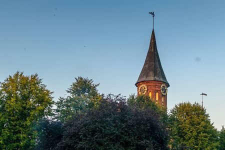 RUSSIA, KALININGRAD, - August, 2016: Kaliningrad. Kant's Island. Cathedralの写真素材