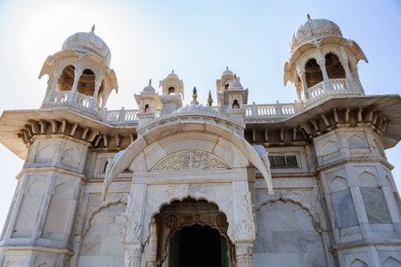 Different parts of  King's Memorials, Jaswant Thada, Jodhpur, Rajasthan, Indiaのeditorial素材