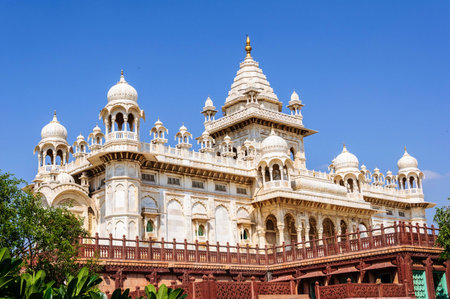 Different parts of  King's Memorials, Jaswant Thada, Jodhpur, Rajasthan, Indiaのeditorial素材