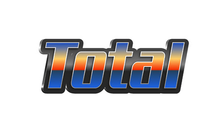 Total Text for Title or Headline. In 3D Fancy Fun and Futuristic styleの写真素材
