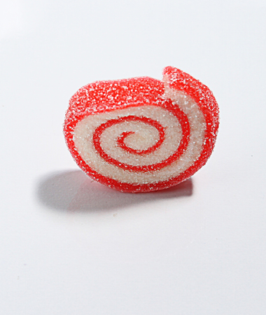 Discovery is a multi-colored jelly snack sour sweet.の写真素材