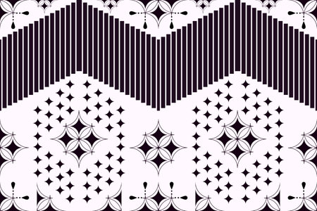 Pattern background from geometric shapes stripes. For destroying gift wrap book cover clothes table cloth Desing geometric ethnic oriental ikat.のイラスト素材