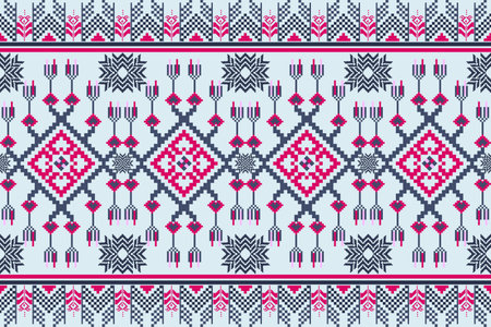 Pattern background from geometric shapes stripes. For destroying gift wrap book cover clothes table cloth Design geometric ethnic oriental ikat.のイラスト素材