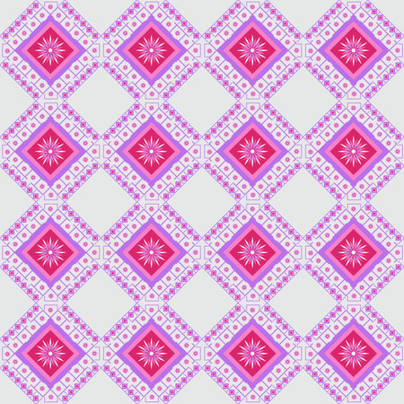 Pattern background from geometric shapes stripes. For destroying gift wrap book cover clothes table cloth.のイラスト素材