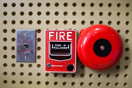 Fire alarm switchの写真素材