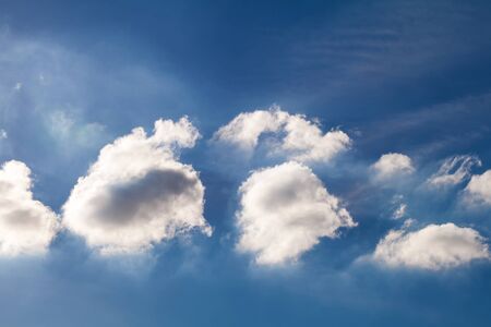 blue sky with cloud