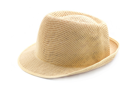 Summer panama straw hatの写真素材