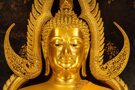 PHITSANULOK - JUNE 17,2015 : The most beautiful buddha sculpture in Phitsanulok, , Phra Buddha...