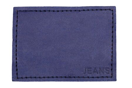 close up of a jeans labelの写真素材