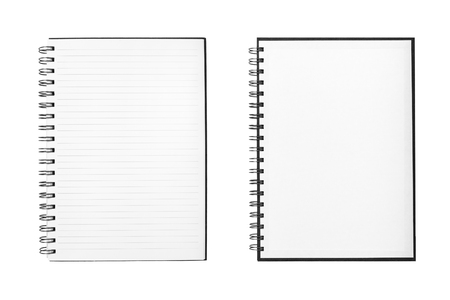 Blank notebook or notepad with line paperの写真素材