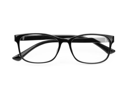 eyeglasses isolated on white backgroundの写真素材