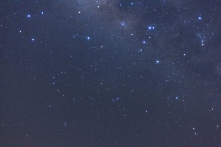 Milky way galaxy with stars and space dust in the universeの写真素材