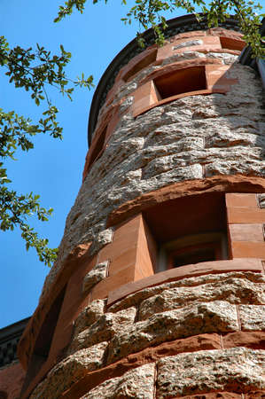 Courthouse Tower In Waxahachie, Texasの写真素材