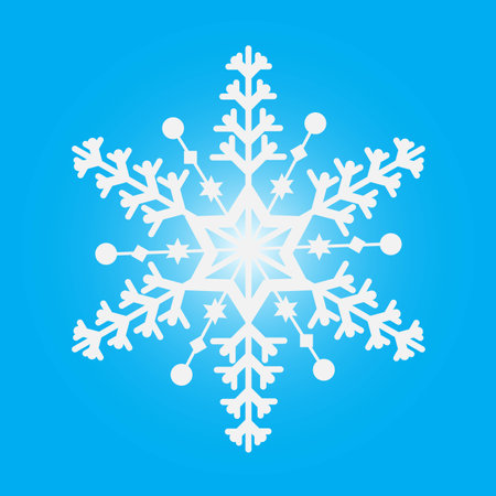 Snowflake winter. vector. Christmas. New Year celebration.のイラスト素材