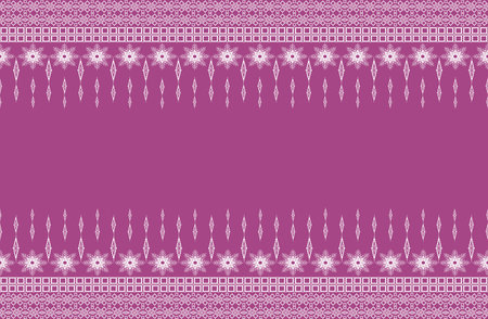 Northeast Thai Fabric Silk Patternのイラスト素材