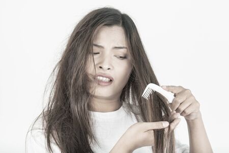 Dry hair, and rough hair problems.