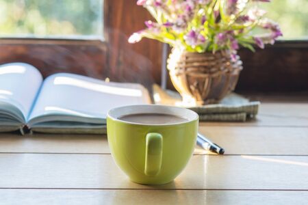 coffee in the morningの写真素材