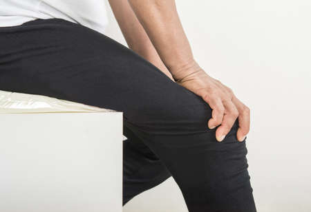 Knee pain in old women