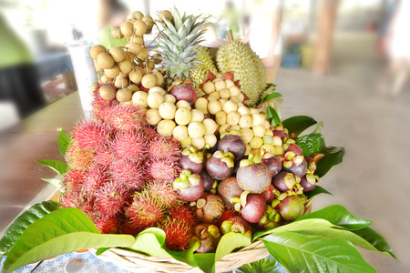 Thai fruitsの写真素材