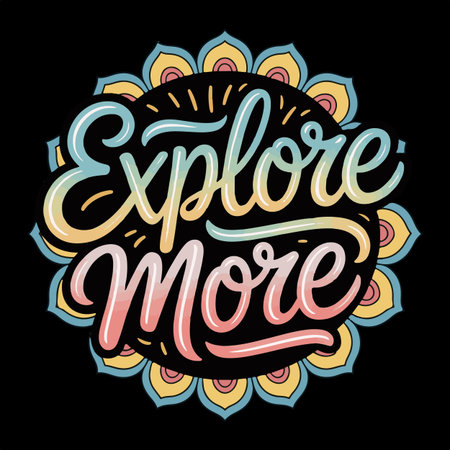 Vector illustration with hand drawn lettering. Inspirational quote.のイラスト素材