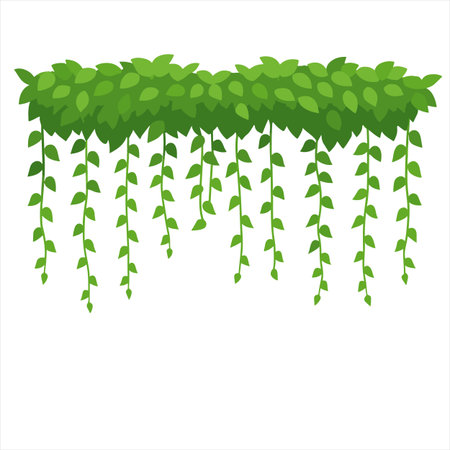 Green leaves on a white background. Vector illustration for your design.のイラスト素材